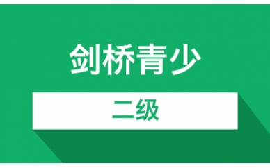 剑桥青少二级培训