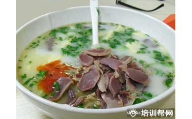 南通食为先小吃培训中心老鸭血粉丝汤培训