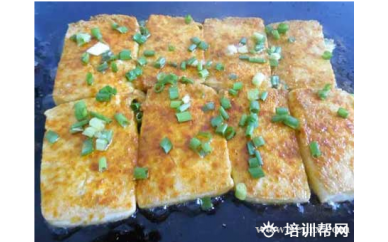 南通食为先小吃培训中心铁板香豆腐培训