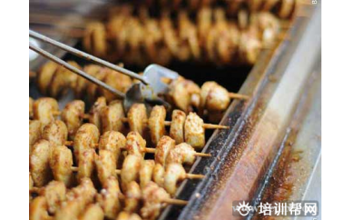 南通食为先小吃培训中心烤面筋培训