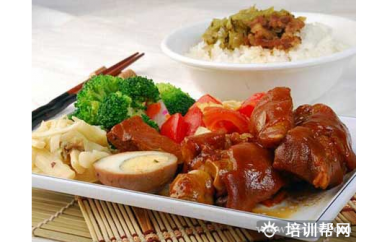 南通食为先小吃培训中心隆江猪手饭培训