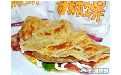 南京食为先小吃培训中心台湾手抓饼培训