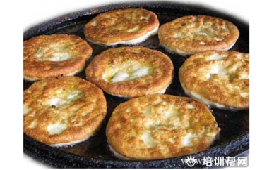 南京食为先小吃培训中心公婆饼培训