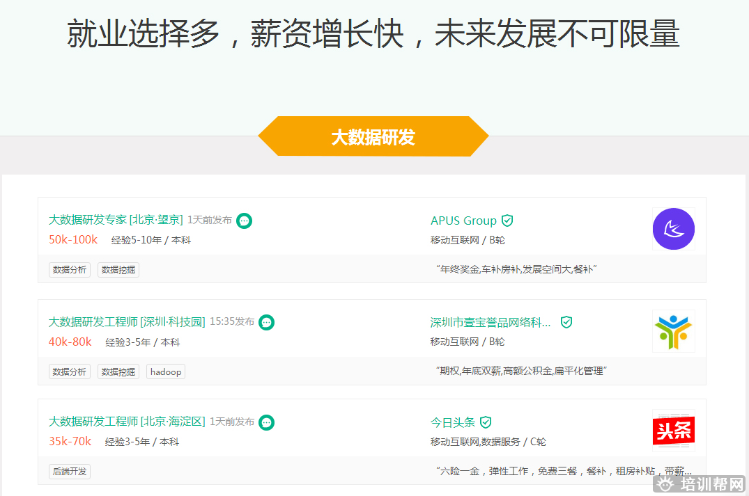 郑州北游云计算大数据培训