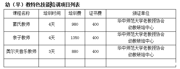 杭州端木幼师培训