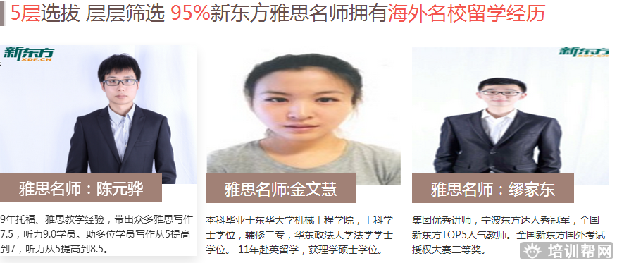 宁波新东方雅思师资