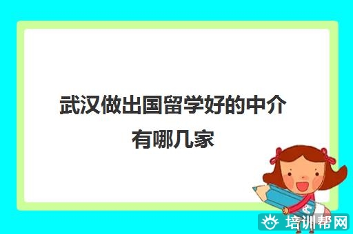 武汉做出国留学好的中介有哪几家 附十大留学机构推荐